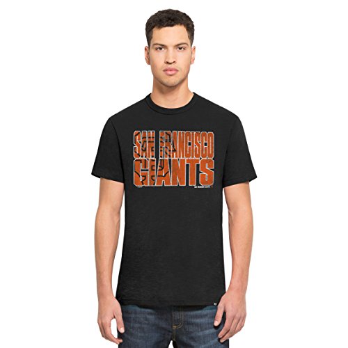 MLB San Francisco Giants Men's '47 Scrum Basic Tee, X-Large, Jet Black