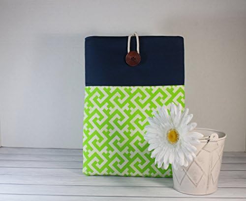 Green iPad Pro 10.5 Sleeve padded with front pocket
