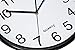 Bernhard Products Black Wall Clock Silent Non Ticking Quality Quartz Battery Operated Round Easy to Read Home/Office/Classroom/School Clock (13 in.)