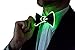 NEON NIGHTLIFE Light Up St Patricks Day Bow Tie, Irish Green Men's Glow in the Dark LED Tie