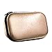 ZIPIT Metallic Pencil Box for Girls | Pencil Case for School | Organizer Pencil Bag | Large Capacity Pencil Pouch (Rose Gold)