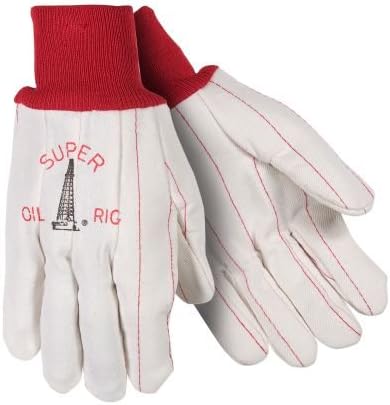 Double Palm Gloves - glove 20 oz.super oil rig dbl plm poly cotton [Set of 12]