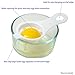 2 Pack Egg White Separator | Egg Separator Breakfast Egg Whites Strainer Filter Divider | Yolk Extractor Baking Tool | New Essential Creative Sieve Kitchen Gadget for Protein Lovers Weight Watchers