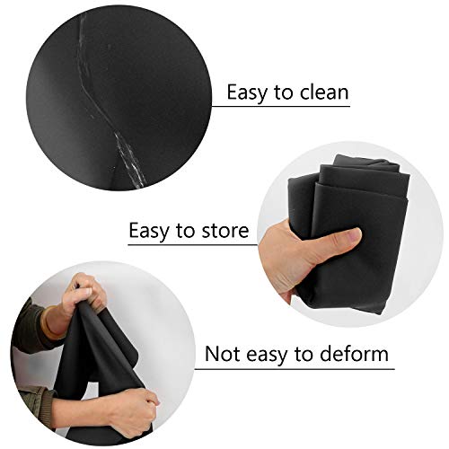 Oversize Silicone Sheet for Crafts, Gartful 27.5 x 19.6 inches Black Multipurpose Mat Jewelry Casting Molds, Countertop Protector, Nonskid Counter Table Mat and Placemat, Heat Resistant
