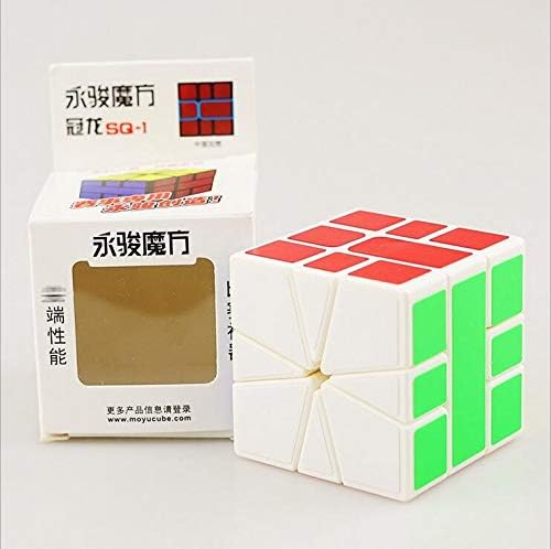 YongJun Guanlong SQ1 Square One Magic Cube Puzzle Cube Educational Toy Color White