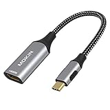 MOKiN USB C to HDMI Adapter, USB C(Type C) to HDMI Adapter Cable for MacBook Pro 2018/2017, iPad Pro/MacBook Air 2018, Samsung Galaxy S9/S8, Surface Go and More (Space Gray)