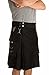Damn Near Kilt 'Em Men's Highlander Utility Kilt XX-Large Black
