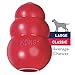 KONG Classic Dog Toy, Large, Red, KONG Classic Large primary
