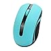 Cute Perman Mini 2.4GHz Wireless Optical Mouse Mice with USB Receiver for Computer PC Laptop Notebook Blue