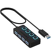 Sabrent 4-Port USB 3.0 Hub avec des commutateurs et des voyants d'alimentation individuels (HB-UM43)