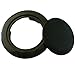 Do4U Patio Garden Umbrella Table Hole Ring Plug Cover and Cap for Table Set (2inch, Black)
