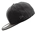 New Era Plain Tonal 59Fifty Fitted Hat (Graphite) Men's Blank Cap