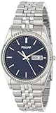 Pulsar Men's PXF277 Dress Silver-Tone Stainless Steel Watch