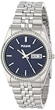 Pulsar Men’s PXF277 Dress Silver-Tone Stainless Steel Watch, Watch Central