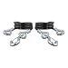 CURT 80136 43-7/8-Inch Nylon-Coated Trailer Safety Cables, 3/8-Inch Snap Hooks 3,500 lbs. Break Strength, 2-Pack primary