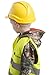 Active Kyds Adjustable Yellow Hard Hat for Kids Construction Costume (Small)