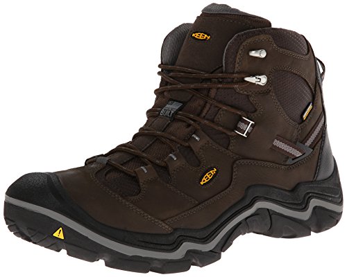 KEEN Men's Durand Mid WP Hiking Boot,Cascade Brown/Gargoyle,9.5 M US