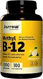 Jarrow Formulas Methylcobalamin (Methyl B12), Supports Brain Cells and Nerve Tissue, 1000 mcg, 100 Lozenges