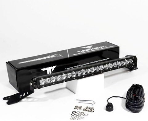 Hood Mounting Brackets and 20" 100W Cree Led Light Bar Set for 07-15 Jeep Wrangler - Life time warranty