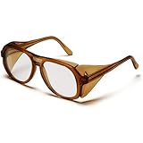 Pyramex Monitor Safety Eyewear Clear Lens With Carmel Frame