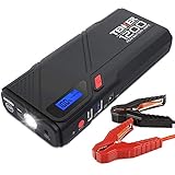 TENKER 1200A Peak Portable Car Jump Starter (for 6.5L gas/5.2L diesel engines), Battery Booster, QC 3.0 Phone Charger with Built-in LED Emergency Flashlight
