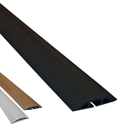 D-2 "Low Profile" Rubber Duct Cord Cover - Length: 15FT - Color: Black