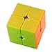 Dreampark 2 Pack Stickerless Magic Cube Puzzles - 2x2x2 Speed Cube, 3x3x3 Smooth Speed Cube Colorful