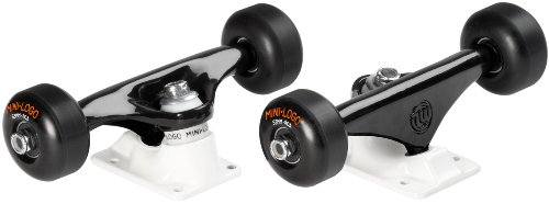 Skate One Mini-Logo Skateboard Trucks with 53mm 101a Wheels,