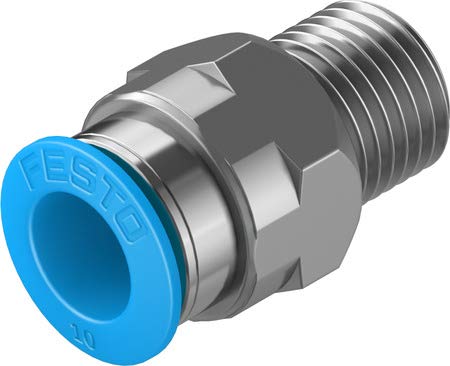 Festo 130679 Model QS-1/4-10-50 Push-In Fitting (Pack of 50)