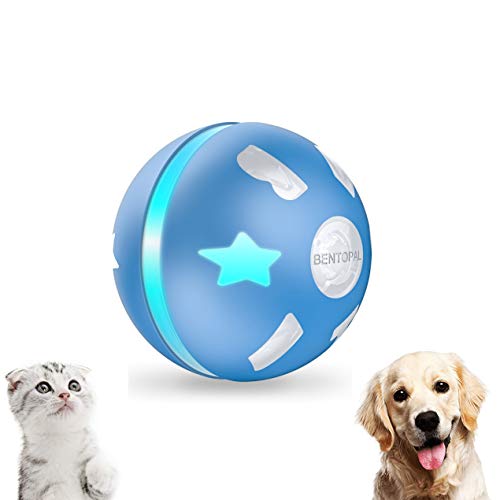 PetDroid Interactive Dog Ball Toys,Durable Motion Activated Automatic Rolling Ball Toys for Puppy/Small/Medium Dogs,USB…