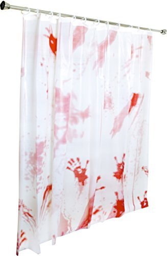 Kangaroo S Bloody Shower Curtain Halloween Decoration Double
