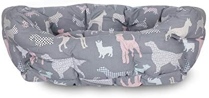 fringe dog bed large