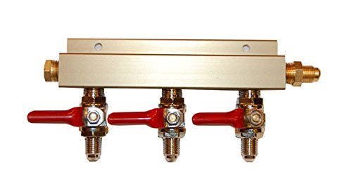 Co2 Distribution Manifold - MFL (Threaded) Connections (3-way)