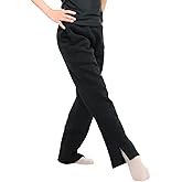 Dance Pants for Kids Training Gear for Contemporary, Jazz, Hip Hop, Tap, Ballroom Unisex for Girls & Boys, All Styles