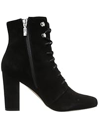 Brand - The Fix Women's Sheena Lace-Up Bootie with Studded Star Embellishment Fashion Boot