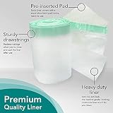 Cleanis CareBag Commode Liner 20-Count with GelMax Odor Control view 8