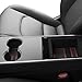 CupHolderHero Compatible with Tesla Model 3 Accessories 2017-2023 Premium Custom Interior Non-Slip Anti Dust Cup Holder Inserts, Center Console Liner Mats, Door Pocket Liners, 7pc Set (Red Trim)