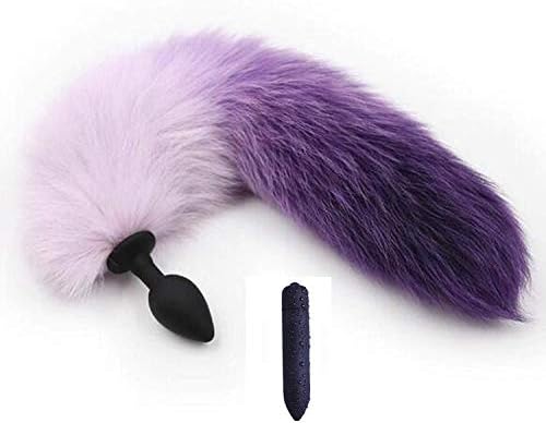 vndsw tshirt Būtt Play Plug Men Products 10 Speed Ví-bratór Silicone/Metal Anál Plug Fox Tail Vibrating Būllet Būtt Plug Erotic Sexx Toys for Men Woman,Purple Silicone Set,Fur Tail Plug Būtt Sexx Set