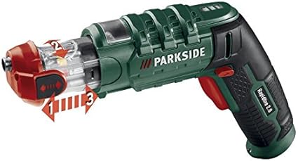 Parkside Rapidfire 2 0 Visseuse Sans Fil 3 6 V Avec 14 Embouts Amazon Fr Bricolage