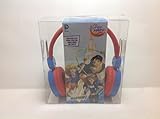 Sakar Wonder Woman Kids Headphones for Girls - Volume Limiting Over-Ear 3.5MM Stereo Jack, Blue