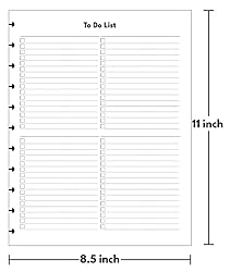 Discbound Letter Size Extra Thick to-Do List, 100