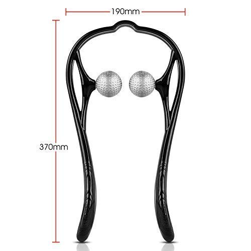 VOYOR Neck Massager Shiatsu Deep Tissue Dual Trigger Point Shoulder Massager, Ergonomic Handle Design, Lightweight & Portable MS110 VOYOR Neck Massager Shiatsu Deep Tissue Dual Trigger Point Shoulder Massager, Ergonomic Handle Design, Lightweight & Portable MS110