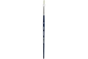 Silver Brush Limited 1903S-2 Bristlon Filbert Paintbrush for Oil, Acrylic, and Heavy Body Paints, Size 2, Short Handle
