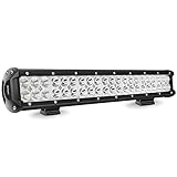 LED Light Bar Nilight 20 Inch 126w LED Work Light Spot Flood Combo Led Bar Off Road Lights Driving Lights Led Fog Light Jeep Lights Boat Lighting ,2 Years Warranty