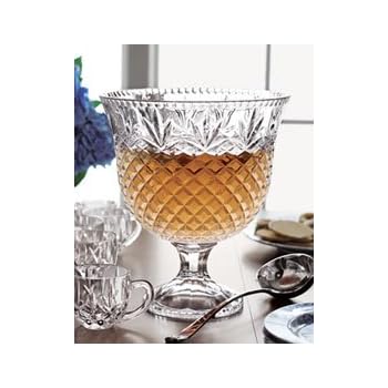 libbey silver leaf glassware