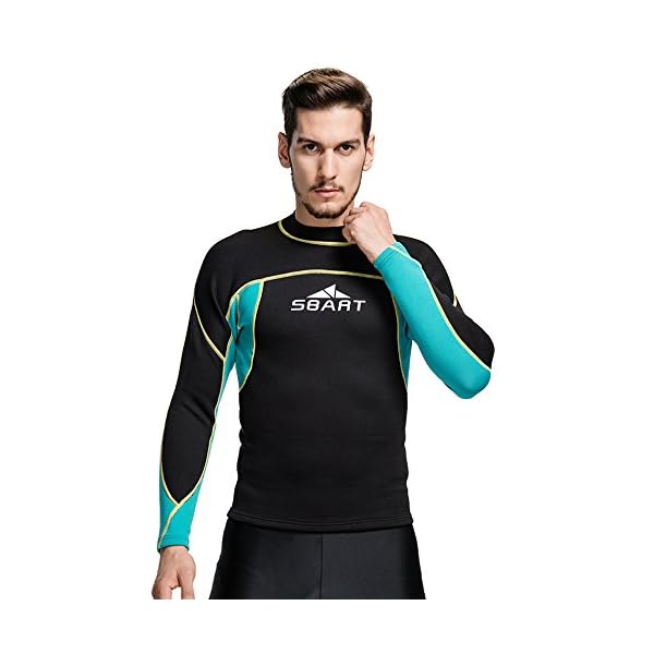 Neoprene-Mens-Wetsuits-Basic-Skins-2MM-Long-Sleeve-Crew-Wetsuit
