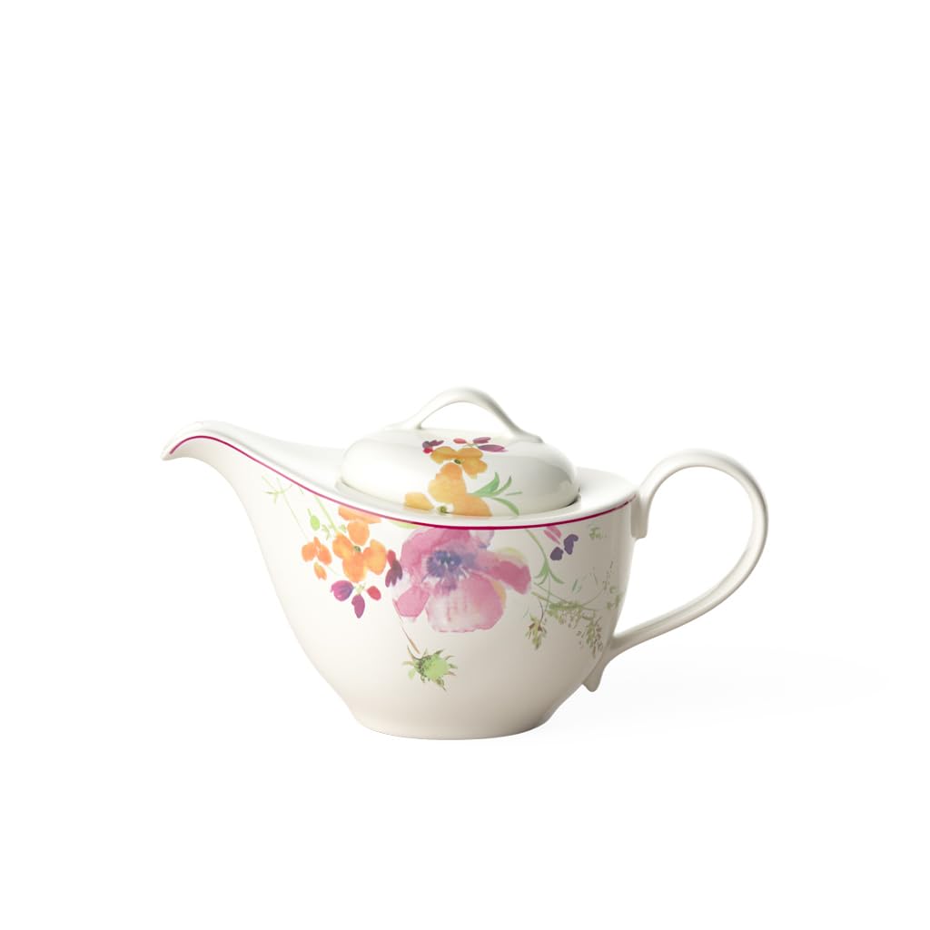 Villeroy & Boch Mariefleur Tea Teapot, 620 ml, Height: 13.5 cm, Premium Porcelain, Multicolour