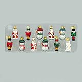 PETITE TREASURES MINIATURE GLASS ORNAMENTS 12PC. - Christmas Ornament