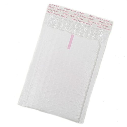 Bubble Mailers 5x6 (4x6 interior) - Lipstick Kiss - Small Padded Envelopes - Pack of 25