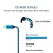USB Micro Cable, AILIKN (5- Pack 6FT) Android Charging Cords Nylon Braided Extension Cord Compatible with Samsung Galaxy S7 S6 J7 Edge Note 5, Kindle MP3 and More